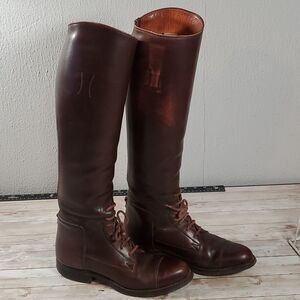 Dehner’s Omaha Custom Vintage Riding Field Boots‎ Equestrian Brown Size 10